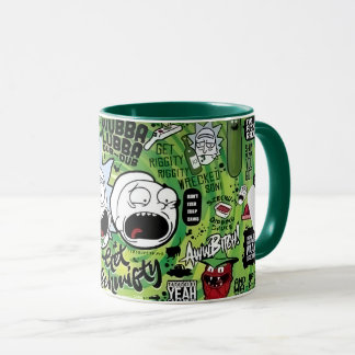 Rick and Morty Collage Mousepad Tasse