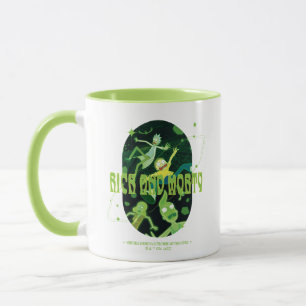 Rick and Morty Falling Quote Abzeichen Tasse
