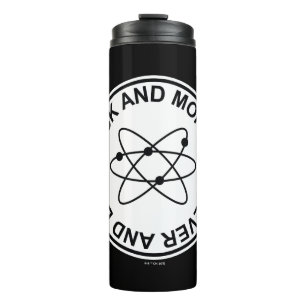 Rick and Morty Forever and Ever Atomic Abzeichen Thermosbecher
