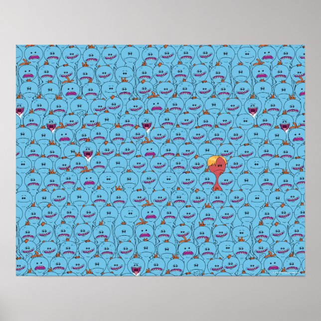 RICK AND MORTY™ | Kirkland Mr. Meeseeks Poster (Vorne)