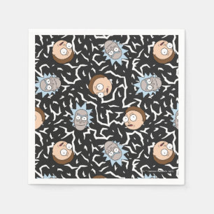 Rick and Morty Lightning Pattern Serviette