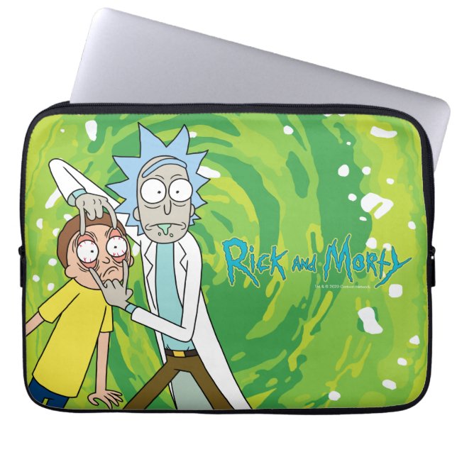 RICK AND MORTY™ Look At Laptopschutzhülle (Vorderseite)