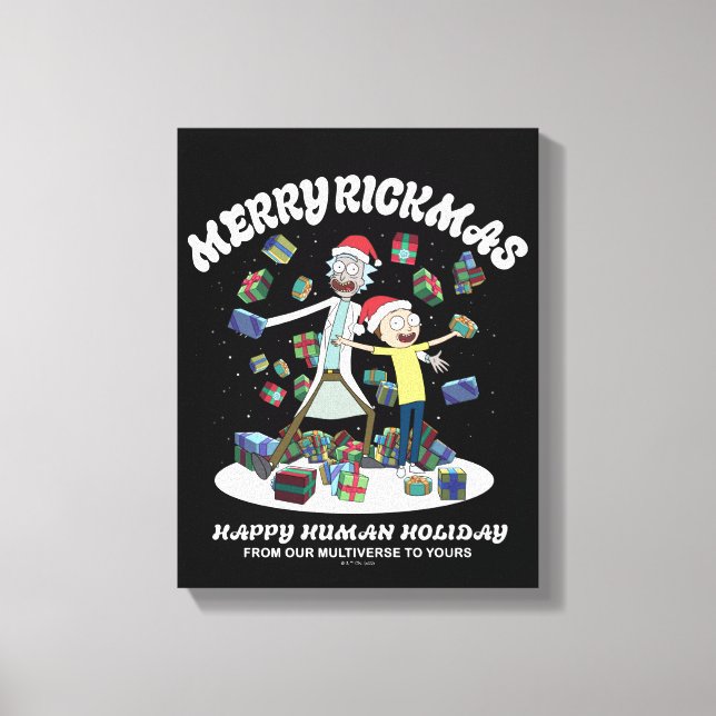 Rick and Morty | Merry Rickmas Presents Leinwanddruck (Vorderseite)