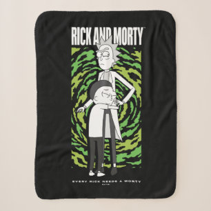 RICK AND MORTY™ Morty umarmt Rick Sherpadecke