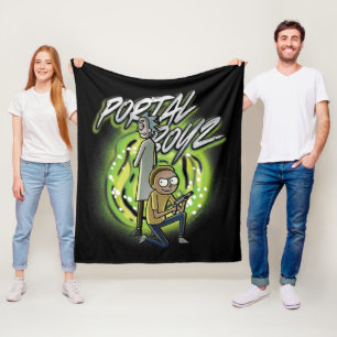 Rick and Morty - Portal Boyz Fleecedecke