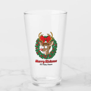 Rick and Morty Reindeer Morty Merry Rickmas Glas