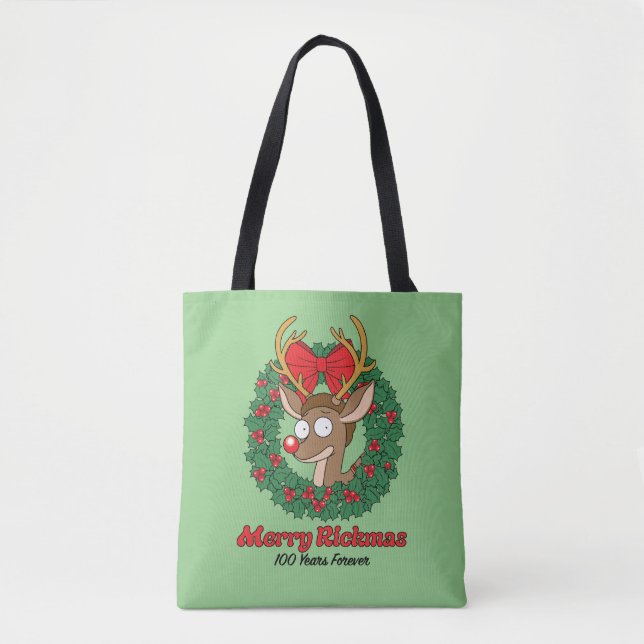 Rick and Morty | Reindeer Morty Merry Rickmas Tasche (Vorderseite)