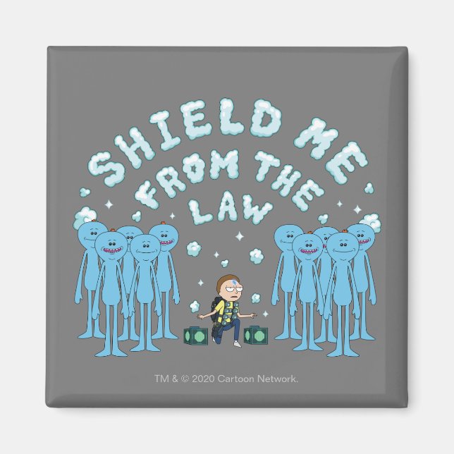 RICK AND MORTY™ | Shield Me From The Law Magnet (Vorne)