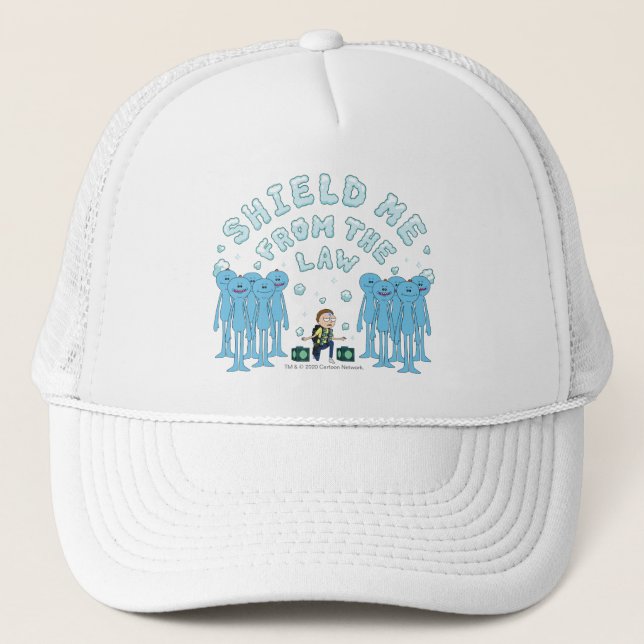 RICK AND MORTY™ | Shield Me From The Law Truckerkappe (Vorderseite)