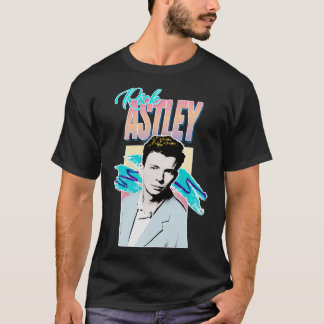 Rick Astley 80er Jahre Ästhetik-Tribut-Design T-Shirt
