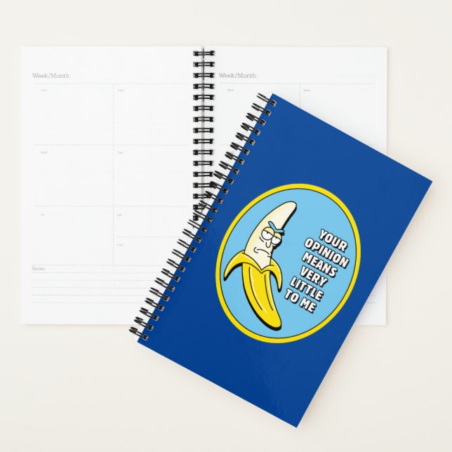 RICK ET MORTY™ | Badge en brique banane (Devant avec enveloppe)