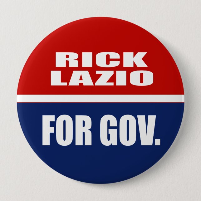 RICK LAZIO FÜR GOVERNOR BUTTON (Vorderseite)