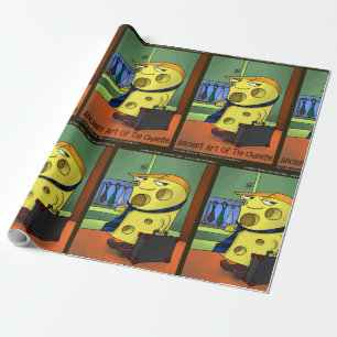 Rick London Ancient Art Of Tie Cheese Comic Geschenkpapier
