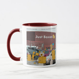 Rick London Big Box Stores für Katzen Comic Tasse