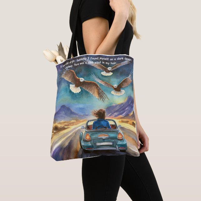 Rick London fährt im dunklen, sonnigen Comic Tasche (Von Nahem)