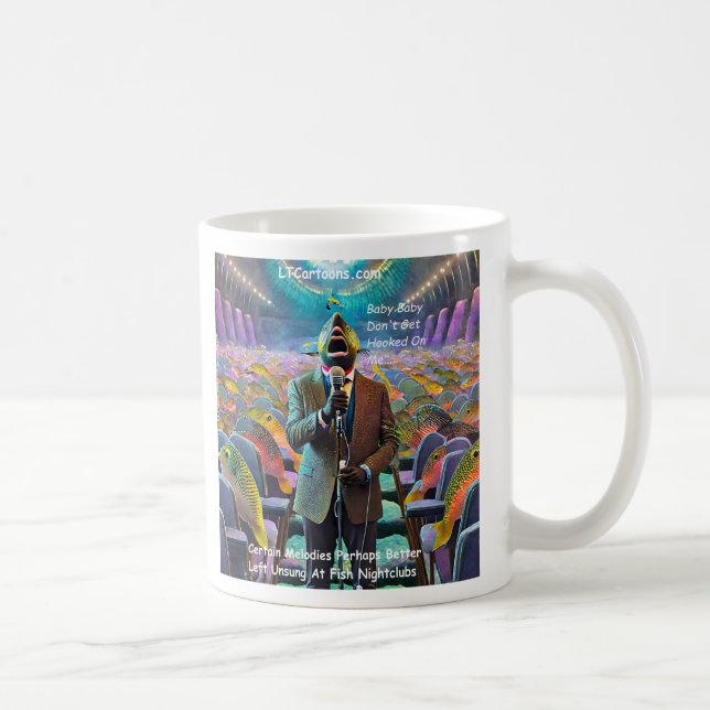 Rick London Fish Nightclub Comic Kaffeetasse (Rechts)