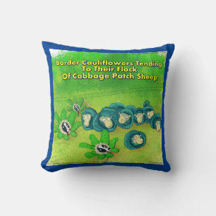 Rick London Funny Border Collie Blume Kissen