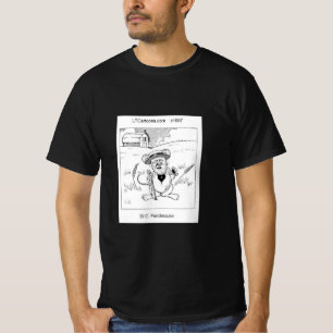 Rick London Funny Field Mouse Cartoon Comic T-Shirt
