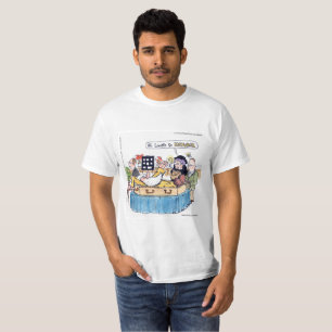 Rick London Funny Old Hippie Natural Funerary T-Shirt