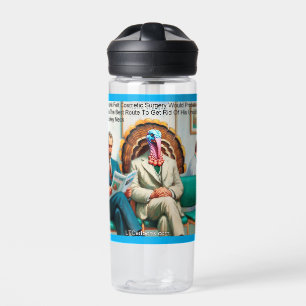 Rick London Funny Turkey Kosmetische Operation Com Trinkflasche