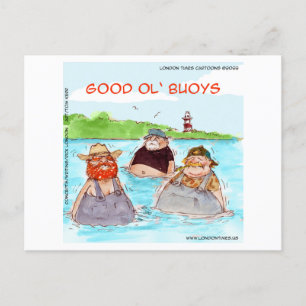 Rick London Good Ol' Buoys Lustige Comic Postkarte