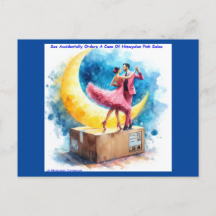Rick London Himalayan Pink Salsa Funny Postkarte