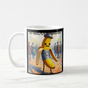 Rick London Lustige mit Klebeband umwickelte Banan Kaffeetasse