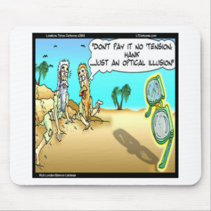 Rick London Lustiger Optischer Optiker Illusion Mousepad