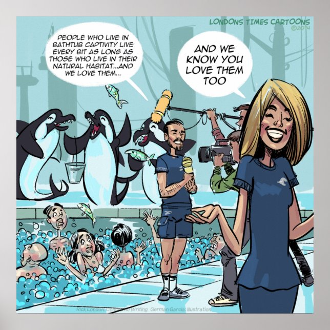 Rick London Orca Revenge Funny Poster (Devant)