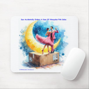 Rick London Pink Himalayan Salsa Funny Mousepad