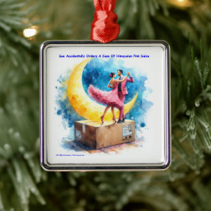 Rick London Pink Himalayan Salsa Funny Ornament Aus Metall