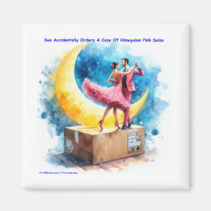 Rick London Pink Himalayan Salsa Lustig  Magnet