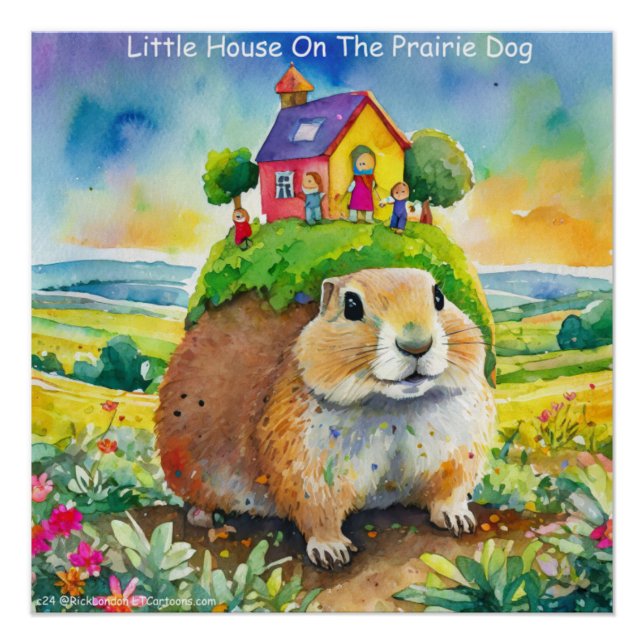Rick London Prairie Dog Life Comic Poster (Vorderseite)