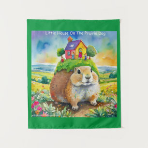 Rick London Prairie Dog Life Comic Wandteppich