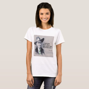 Rick London & Tom Kerr James Joyce & Ego Zitat T-Shirt