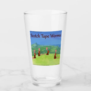 Rick London Würmer aus Schottland Lustig Glas