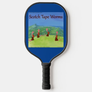 Rick London Würmer aus Schottland Lustiges Pickleb Pickleball Schläger