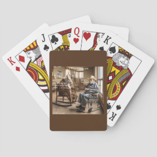 Rick London zurückgeblieben Far Side Cow mag es, z Spielkarten