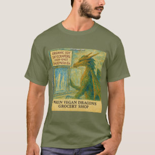 Rick Londons Veganes Drachengeschäft Funny Shoppin T-Shirt