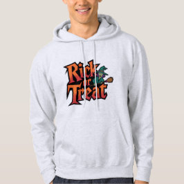 Rick oder Leckerei Herren's Basic Halloween T - Sh Hoodie