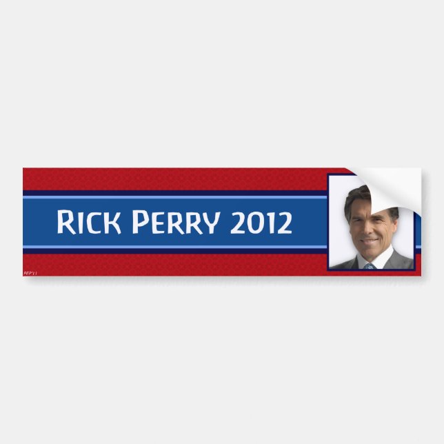 Rick Perry 2012 Autoaufkleber (Vorne)
