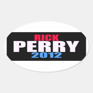 Rick Perry 2012 Ovaler Aufkleber