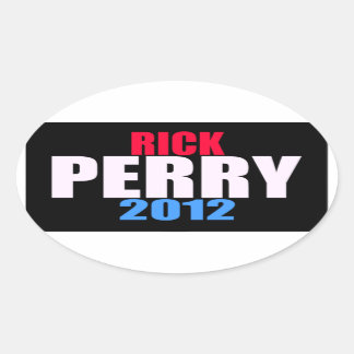 Rick Perry 2012 Ovaler Aufkleber