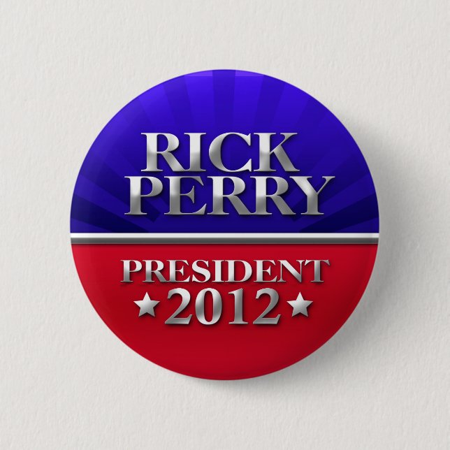 Rick Perry für Präsidenten 2012 Button (Vorderseite)