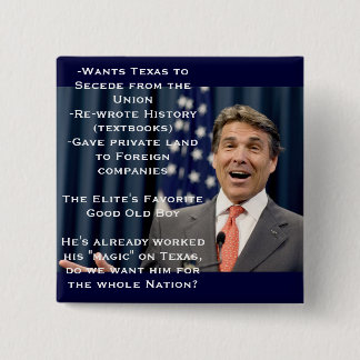 Rick Perry für Präsidenten!?!?!?! Button