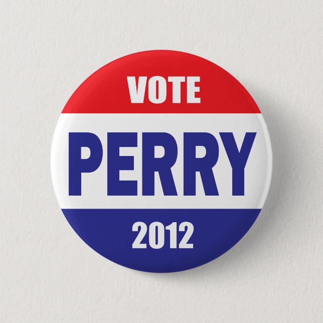 RICK PERRY für Präsidenten - Präsidentenkampagne Button (Vorderseite)