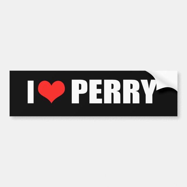 RICK PERRY Wahl-Gang Autoaufkleber (Vorne)