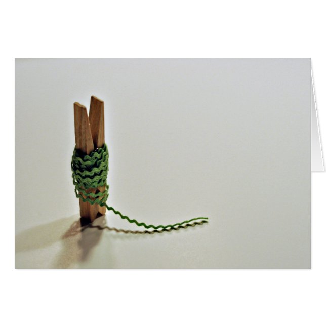 Rick Rack und ein Wäschespinne (Vorderseite (Horizontal))