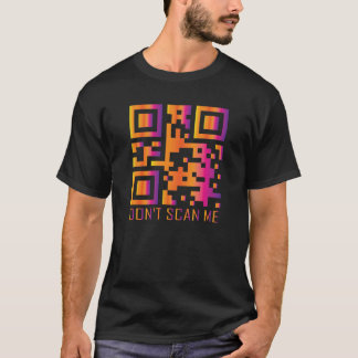 Rick Roll lustiger QR-Scan-Code scannen mich nicht T-Shirt