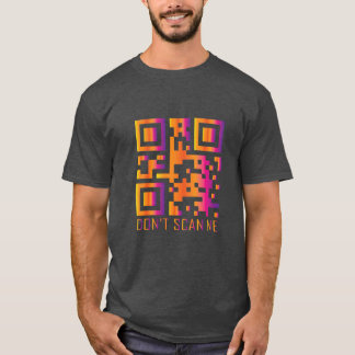 Rick Roll lustiger QR-Scan-Code scannen mich nicht T-Shirt